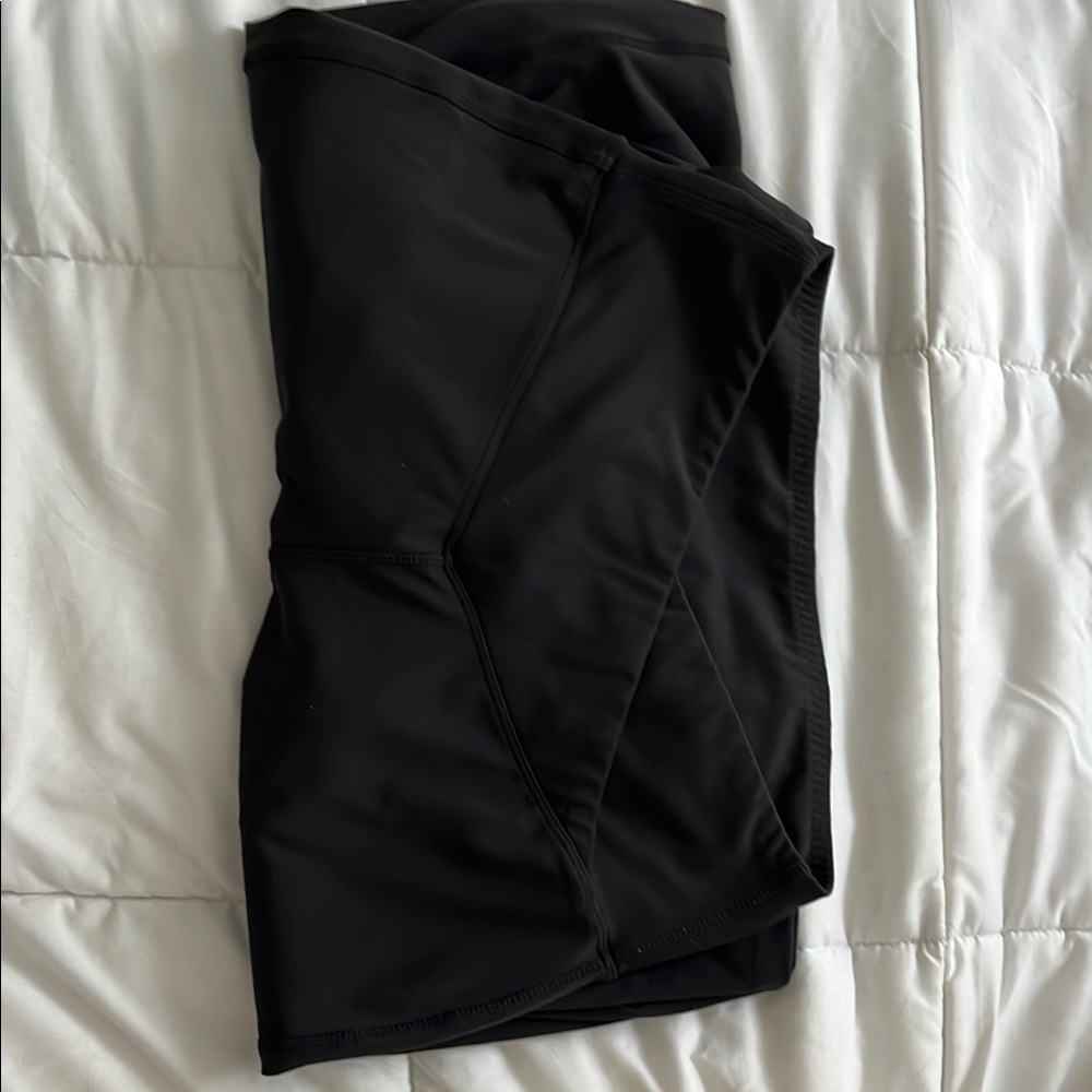 Black flare leggings